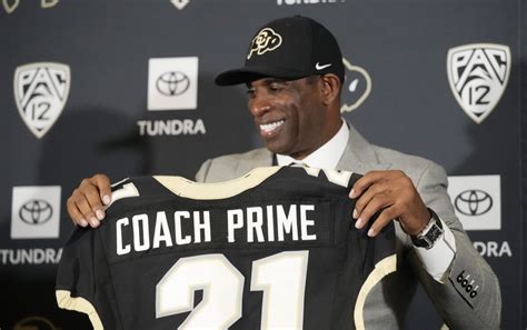 Coach prine. Apr 24, 2023 · By Pat Graham. Published 1:55 PM PDT, April 24, 2023. BOULDER, Colo. (AP) — Deion “Coach Prime” Sanders saw a number of players stampede to the transfer portal, including a holdover wide receiver who was the standout in Colorado’s sold-out spring game over the weekend. Wideout Montana Lemonious-Craig turned in an impressive performance ... 