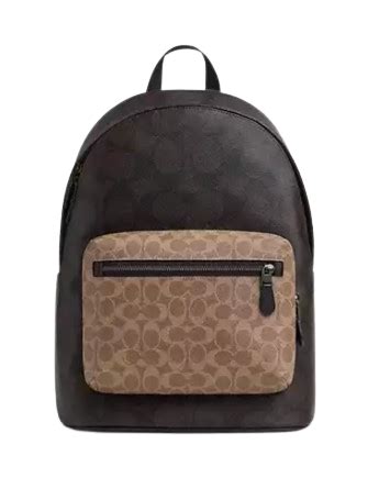 Coach west backpack.  Shop West Backpack In Blocked Signature Canvas On The COACH ...