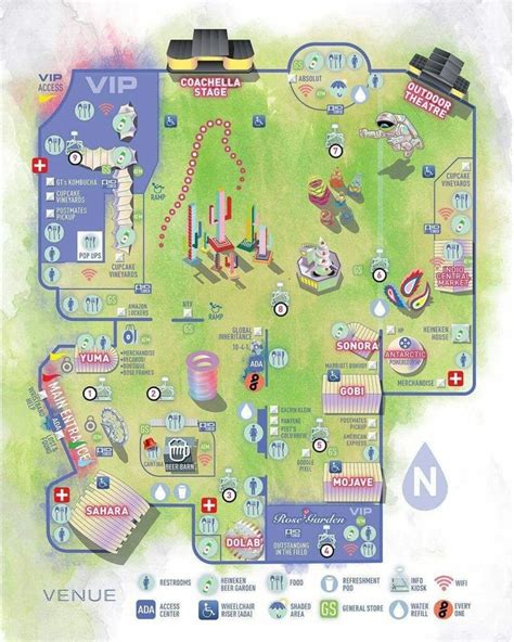 Coachella festival map. Coachella Stage Live Stream — All Six Stages Friday April 14, 2023 4:05 PM – Doechii 4:30 PM – Pusha T 5:45 PM – Becky G 7:05 PM – Burna Boy 8:35 PM – Gorillaz 11:25 PM – Bad Bunny 