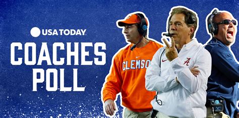 BIG BUCKS: Why college football coaches are guaranteed more money than ever. These trio will again lead the way in this week's poll, which will be released early Sunday afternoon: 1. Alabama (6-0 .... 
