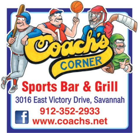 Coachs corner. The service though, was just as bad as the food, maybe a little bit better. My cup of cottage cheese was ok. Bottom line, it wasn't bad, it was atrocious. Service: Dine in Meal type: Dinner Price per person: $30–50 Food: 1 Service: 2 Atmosphere: 3. All info on Coaches Corner Sports Bar & Grill in Clinton - Call to … 