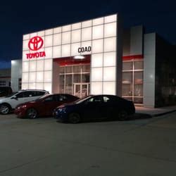 Coad toyota cape girardeau. Coad Toyota’s collision repair center in Cape Girardeau, Missouri serves nearby Jackson, Sikeston and Carbondale, so don’t hesitate to visit us for a repair estimate today! ... Coad Toyota 357 Siemers Drive Cape Girardeau, MO 63701 Get Directions. Sales; Service; Parts; Collision; Phone: (573) 335-2927. Sunday: CLOSED. Monday: 9:00 AM - 6: ... 