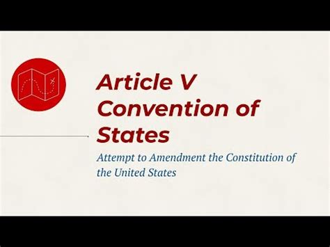 Coalition Statement Opposing An Article V Convention