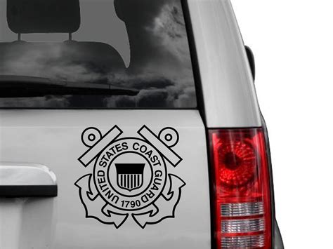 Coast Guard Car Decal - Etsy