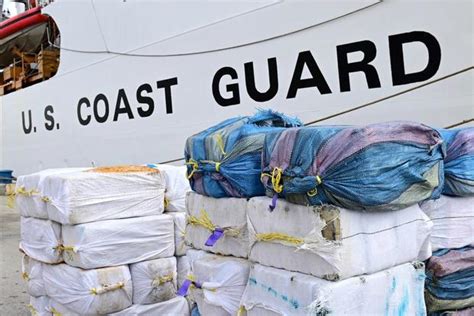 Coast Guard offloads cocaine worth $186M in Miami seized in Caribbean, Atlantic