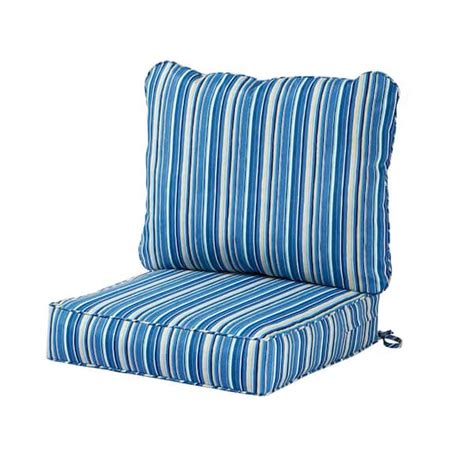 Coastal Sapphire Stripe 2-Piece Deep Seating Outdoor Lounge …