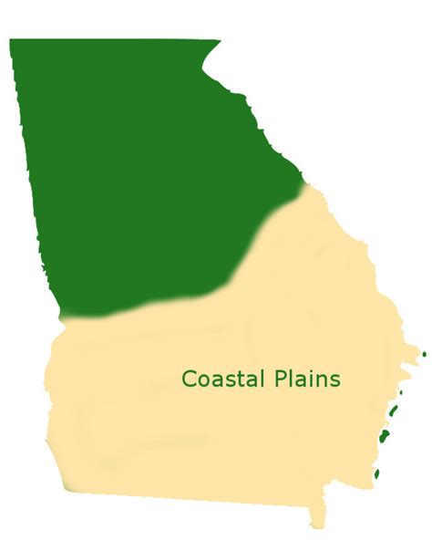 Coastal plains of ga. The five physiographic provinces of Georgia are the Coastal Plain(subdivided into upper and lower regions on the map at left), the Piedmont Region, the Blue Ridge Region, the Ridge and Valley Region, and the Appalachian Plateau. Vegetation varies among these provinces and within them, depending on soil type, elevation, moisture and disturbances. 