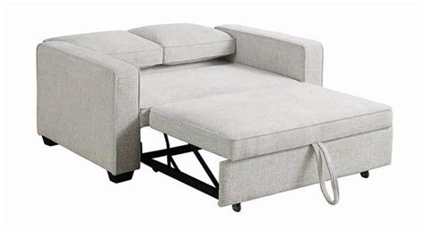 Coaster Furniture Helene Off White Sleeper Sofa Bed