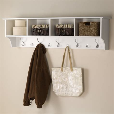 Shop luvodi contemporary/modern white coat rack sta