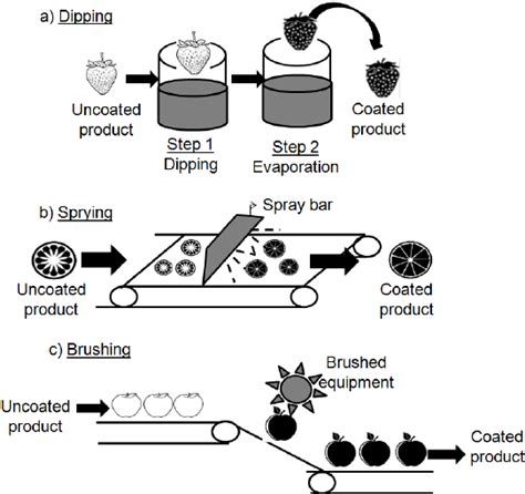 Coating snack food.  (Adapted from ref.  The present disclosure provides fo...