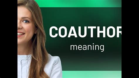 Coauthor - definition of coauthor by The Free Dictionary