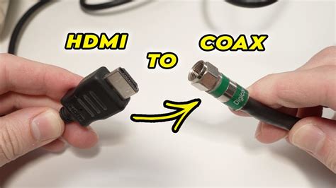 Coaxial to Hdmi input Tom