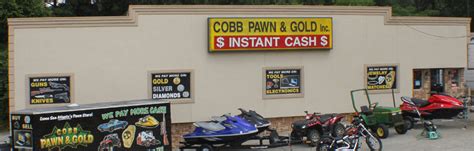 Cobb Pawn & Gold has provided fast cash to folks in Loganville GA on items such as jewelry, gold, vehicles, firearms, fine watches, electronics, musical instruments, tools and more! Call us now at: 770-427-6462 whether you’re shopping, looking for an easy loan or need to quickly sell your items for a fair price in Loganville GA.. 