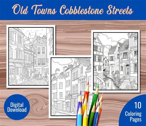 Cobblestone Canvas Coloring Pages