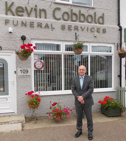 Cobbold funeral directors.  For us, every funeral is unique and personal.  Kevi...