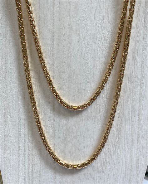 Cobra Chain Gold - Etsy