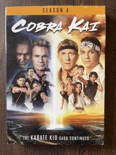 Cobra Kai Season 4 DVD Ralph Macchio William Zabka …