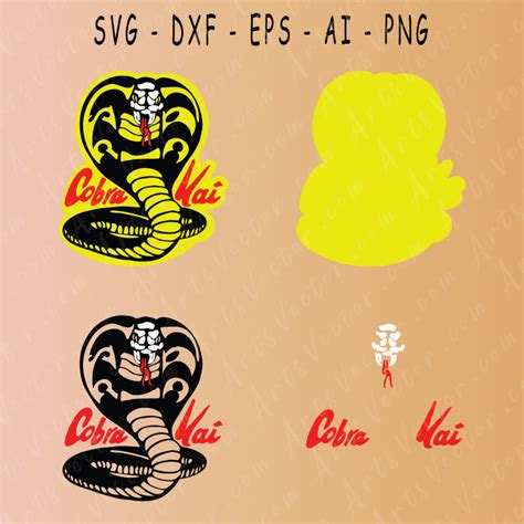 Cobra Kai Snake Svg - Etsy