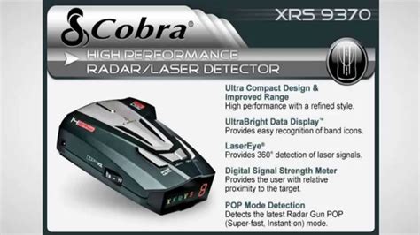 Cobra radar detector xrs 9345 manual. - Plans de carabine à air comprimé.