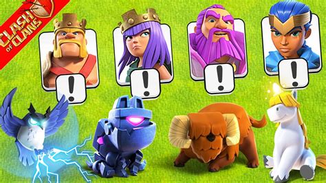 RC - armadillo is best, no more pesky single tower. King - yak or walrus if attack is air. They should buff Electo owl and lassi because they would be useless after update. Unicorn is still best for queen and yak can provide great tanking and wall busting in mid stages, yak is recommended for smash style of attacks.
