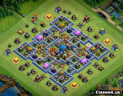 Before upgrading the Town Hall to Level 6, upgrade all troops, buildings and wall as much as possible. Despite the expensive price of wall, it is very important to protect your Town Hall or resources, choose the effective base planning among those presented above. Please choose your best COC TH5 Farm, Defense or Clan Wars League Base!. 