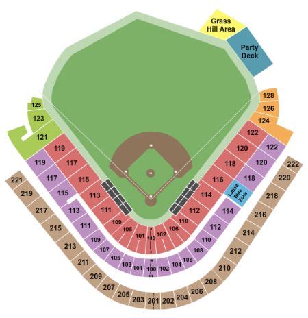 Coca Cola Field Seating Chart With Rows Chart Walls