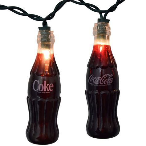 Coca Cola Soda Bottle Party String Lights