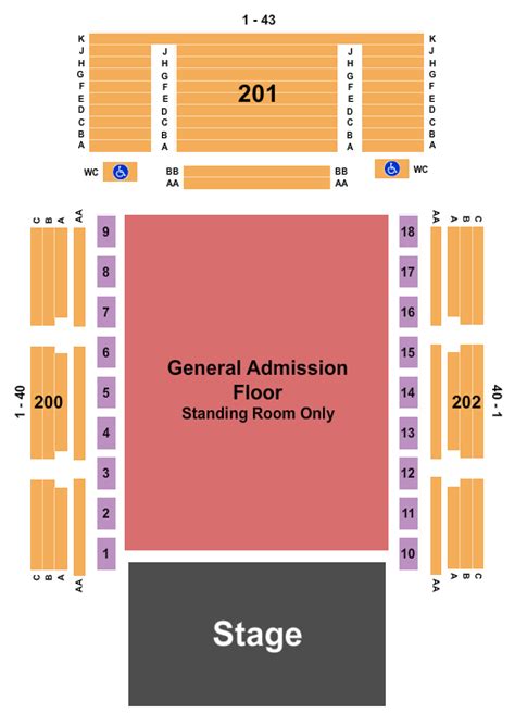CocaCola Roxy Seating Chart & Maps Atlanta