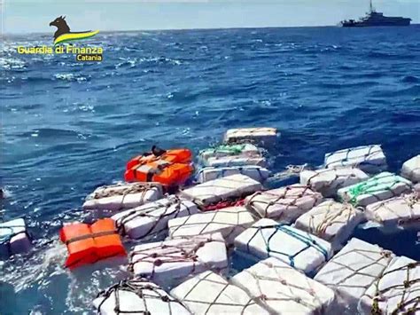 Cocaine worth nearly $440 million found floating in the sea off Italy