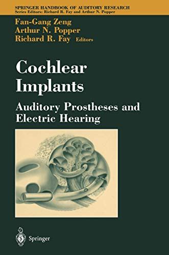 Cochlear implants auditory prostheses and electric hearing springer handbook of auditory research v 20. - Iniciación en la historia literaria española..