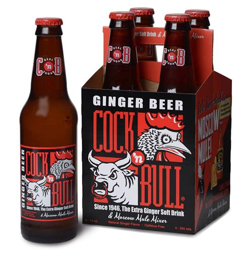 Cock and bull ginger beer. Ginger Beer, Diet. Natural ginger flavor. 0 calories per bottle. Caffeine free. Very low sodium. Since 1946. The extra ginger soft drink & Moscow Mule mixer. We Invented the Moscow Mule! If it's not made with Cock’n bull, it's not an authentic Moscow Mule. Since 1946, The extra ginger soft drink & original Moscow mule Mixer. 