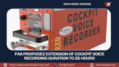 Cockpit voice recorder time limit.  The US Federal Aviation Administration ...