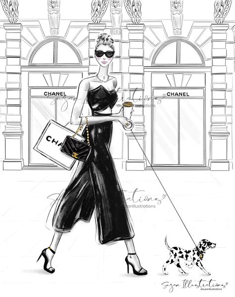 Coco Chanel Drawings