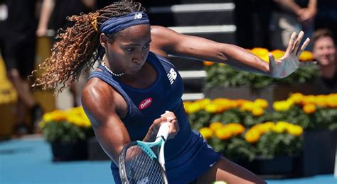 Coco Gauff through to the quarterfinals at the Auckland Tennis Classic