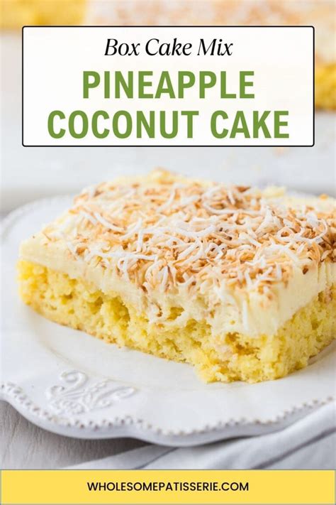 Coconut Cake From a Mix