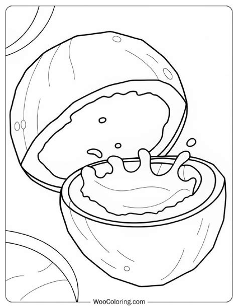 Coconut Coloring Shee