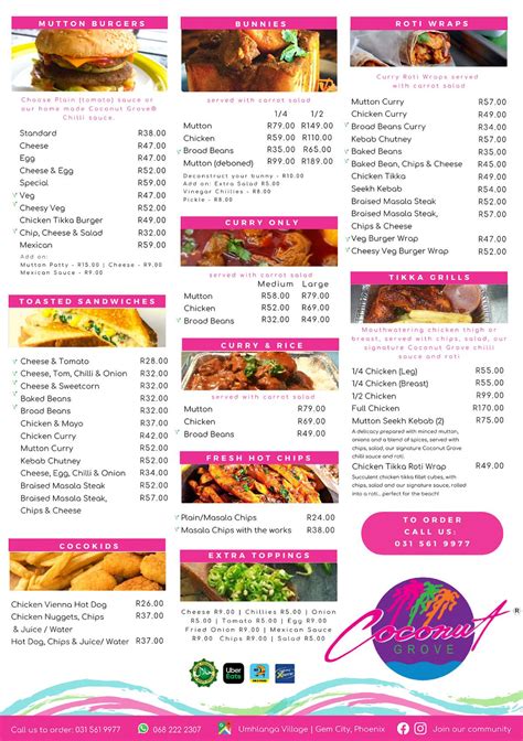 Coconut hill menu. Specialties: At Coconut Kenny's we don't just see ourselves as a pizza restaurant, we are also an employer and business partner to many in our local communities. With this in mind we strive and work relentlessly everyday to become the leading restaurant, employer, and business partner of choice everywhere we have the pleasure of conducting business. Great food and excellent service are what we ... 