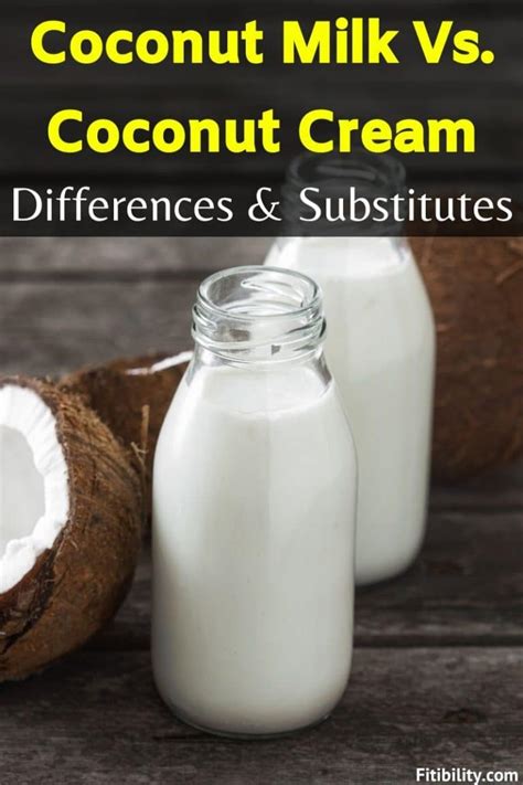 Coconut milk replacement. Coconut milk sold as a dairy alternative, that is, a milk substitute, is fortified with nutrients, such as calcium and vitamin D. One fluid ounce (30.5g) of coconut milk fortified with calcium, vitamins A, B12, and D offers the following nutrients (4) (5) . 