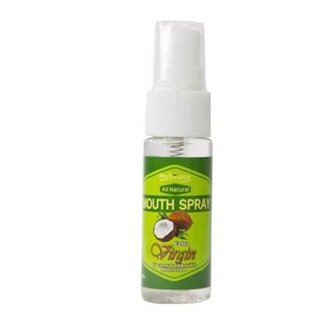 Coconut oil mouth spray {nhrjk}