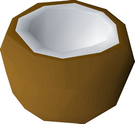Notes: This item is used to get Coconut milk, which is used instead of a Water-filled vial in Herblore to make higher level potions. Used with a Hammer to make half of a Coconut.. 