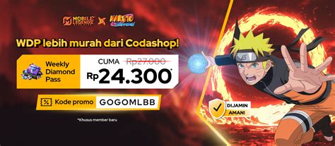 Codashop mlbb termurah.  Open 24 jam.  Beli DM ML atau top up WDP bayar via Dana, Gopay dan ...