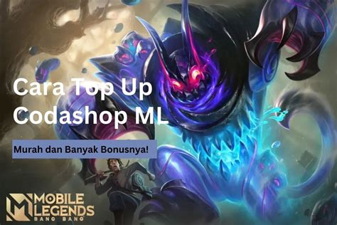 Codashop top up ml murah.  Codashop sendiri sudah banyak dikenal oleh kalangan pem...
