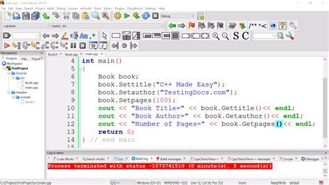 Code Blocks C Tutorials