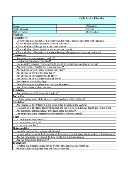 Code Review Template.xls