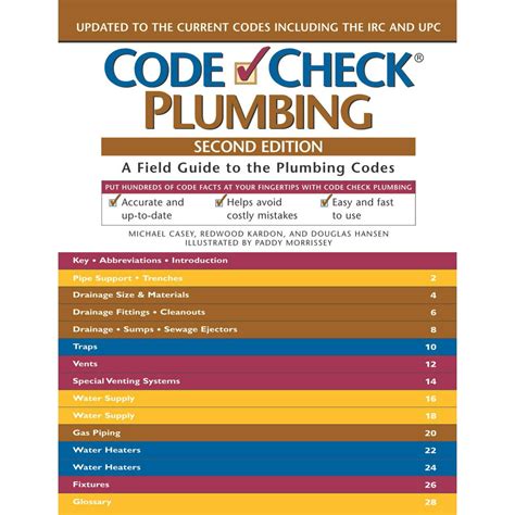 Code check plumbing a field guide to the plumbing codes code check plumbing mechanical an illustrated guide. - Eye movement disorders in clinical practice.