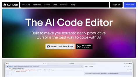 Code editor with ai