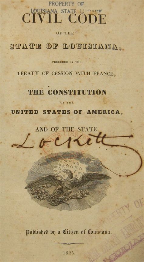 Code of Civil Procedure History of the Codes of Louisiana LibGuides