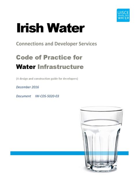 Code of Practice For Water Supply PDF Drinking Water - Scribd