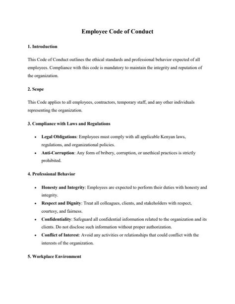 Code of conduct for kitchen staff. CODE OF SAFE CONDUCT FOR STAFF WORKING IN KITCHEN AND...