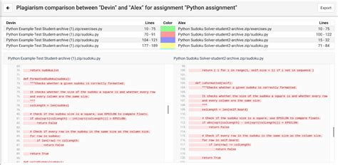 Code plagiarism detector. May 8, 2020 ... Dataset is intended for studying how student programming styles and usage of IDE differs between students who plagiarise their homework and ... 